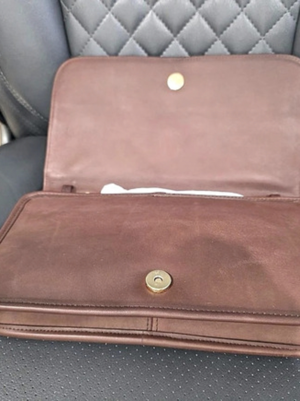 Coach 1997 Tribeca Convertible Clutch, Leather, Vintage Y2K, Crossbody - Vintage - Picture 11 of 15